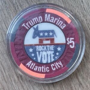Trump Marina $5 Casino Chip